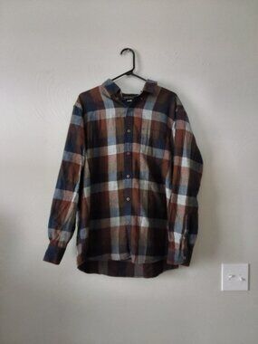 Men's Plaid Button Down Shirt